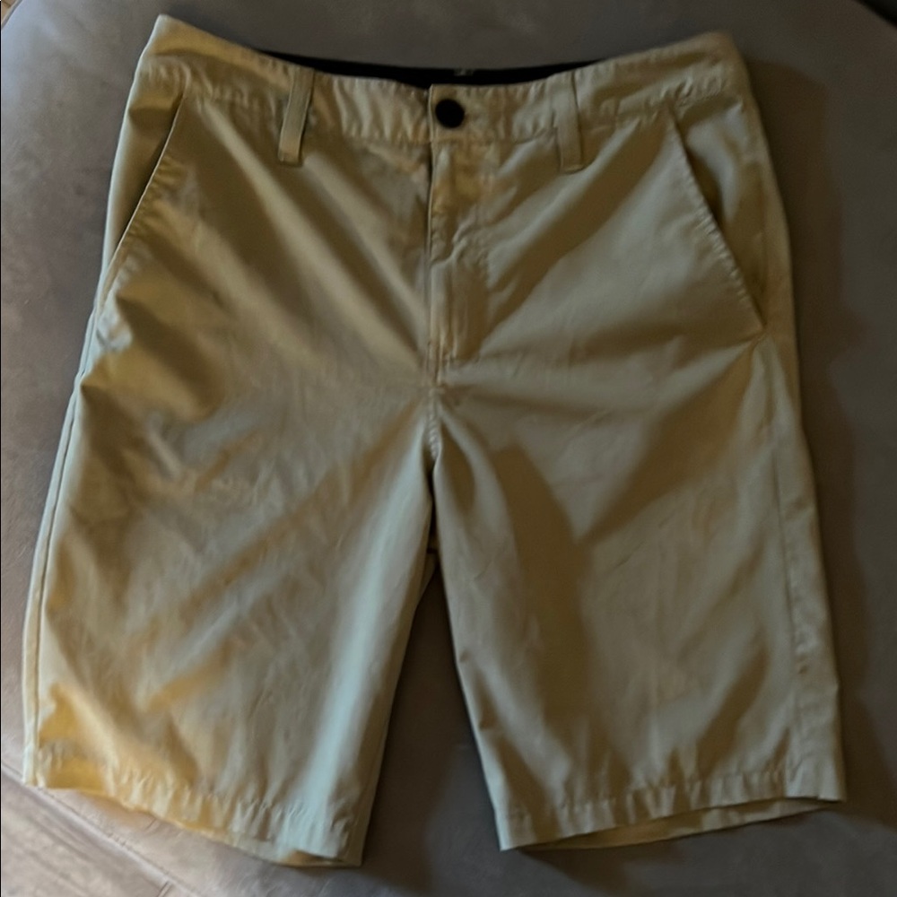 RSQ Tan Flat Front Shorts Casual Style